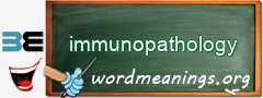 WordMeaning blackboard for immunopathology